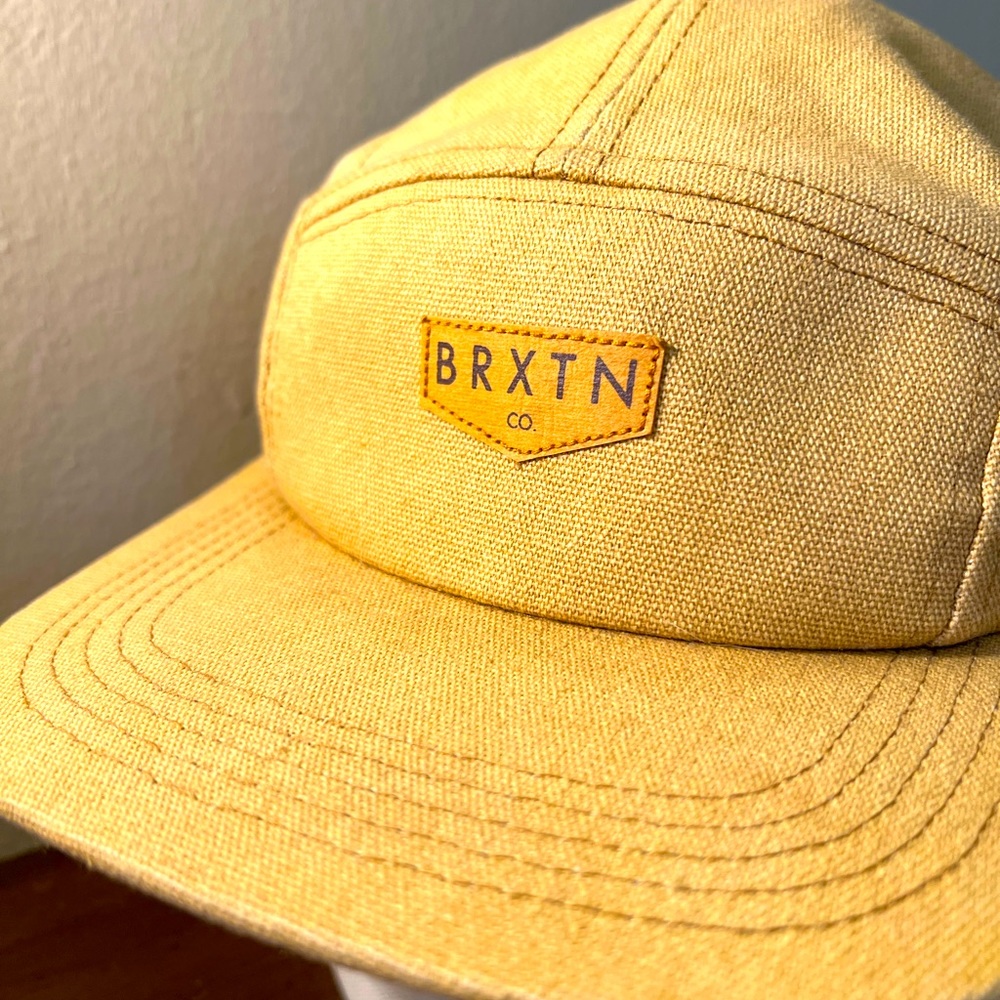 Brixton mens 5-panel hat canvas